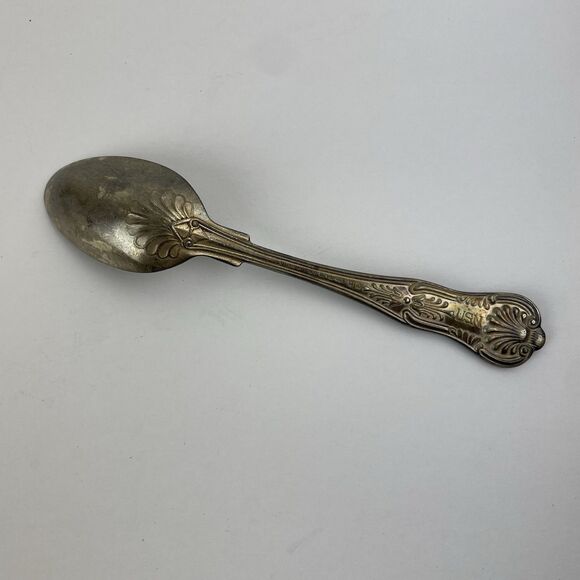 US NAVY Kings Fouled Anchor Dinner Fork Knife Spoons International Silver Set 4 - Picture 13 of 14